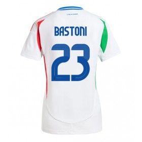 Italia Alessandro Bastoni #23 Borte skjorte til dame EM 2024 Kortermet